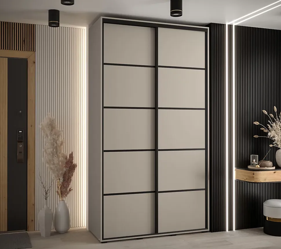 Armoire Dakota 4 a portes coulissantes 140/45/235,2 portes
