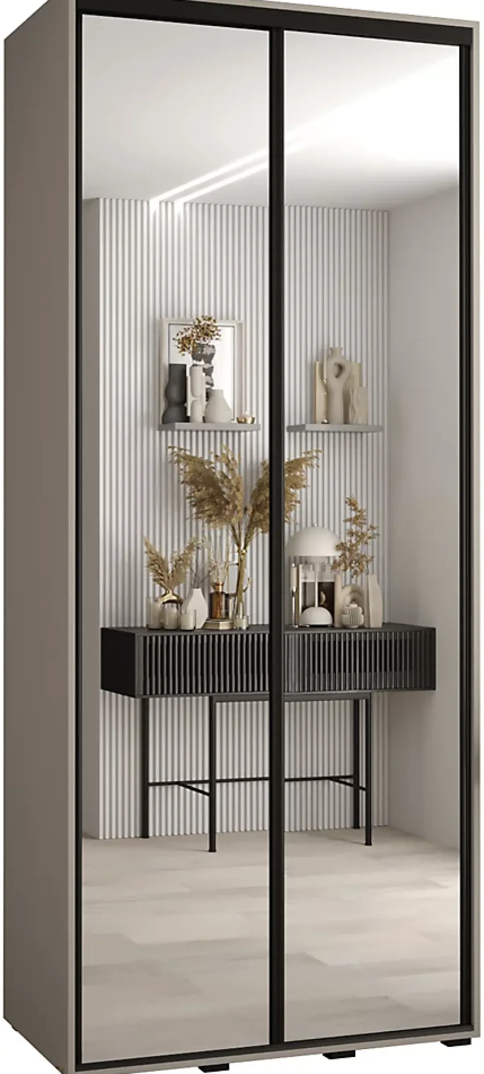 Armoire Dakota 2 a portes coulissantes 120/60/235,2 portes