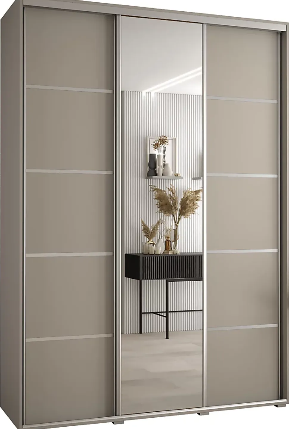 Armoire Dakota 5 a portes coulissantes 170/60/235,3 portes