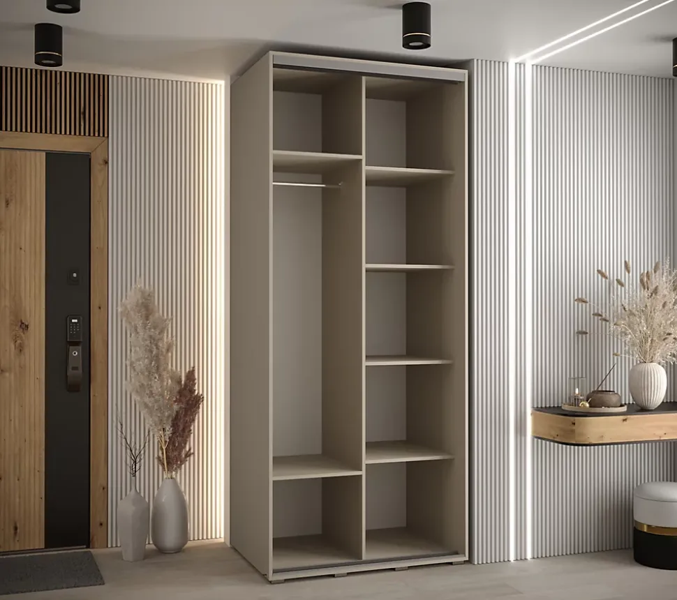 Armoire Dakota 3 a portes coulissantes 110/60/235,2 portes