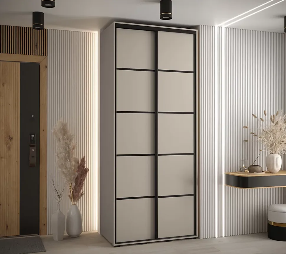 Armoire Dakota 4 a portes coulissantes 100/60/235,2 portes