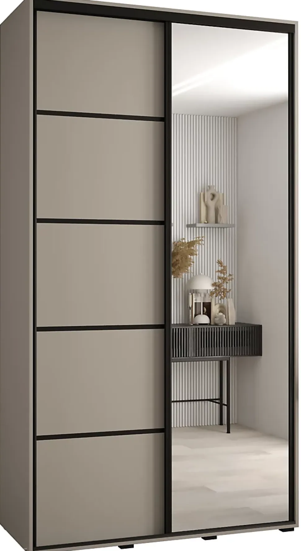 Armoire Dakota 5 a portes coulissantes 130/45/235,2 portes