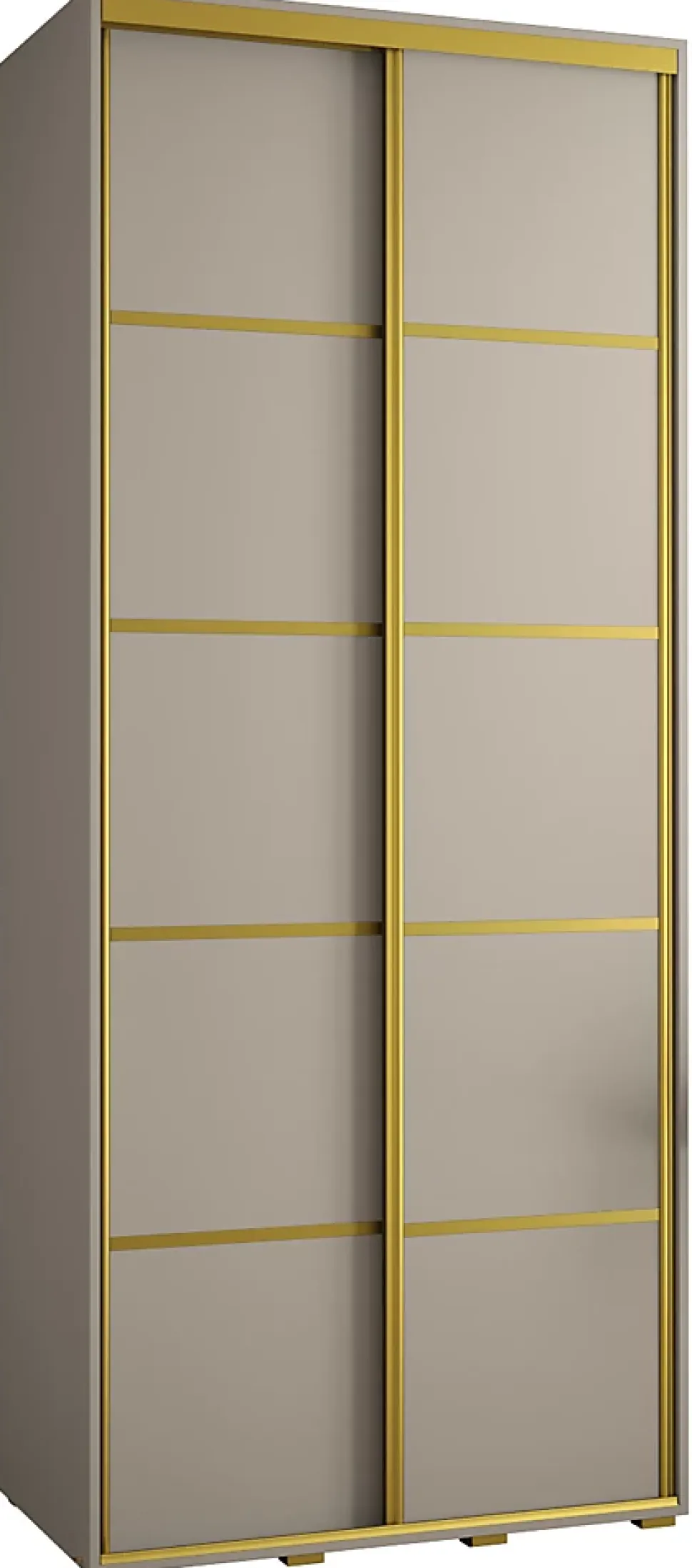Armoire Dakota 4 a portes coulissantes 100/60/235,2 portes