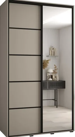 Armoire Dakota 5 a portes coulissantes 130/60/235,2 portes