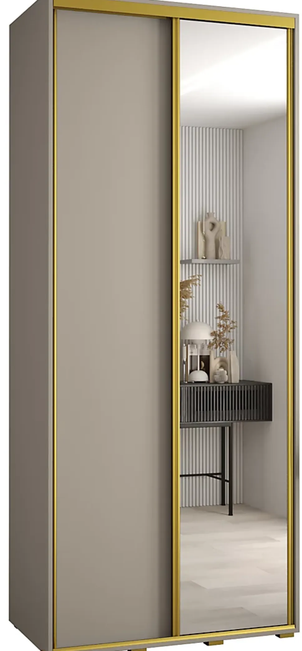 Armoire Dakota 3 a portes coulissantes 120/45/235,2 portes