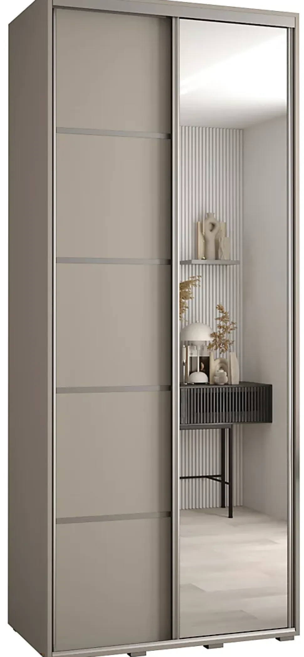 Armoire Dakota 5 a portes coulissantes 120/45/235,2 portes