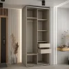 Armoire Dakota 2 a portes coulissantes 120/60/235,2 portes