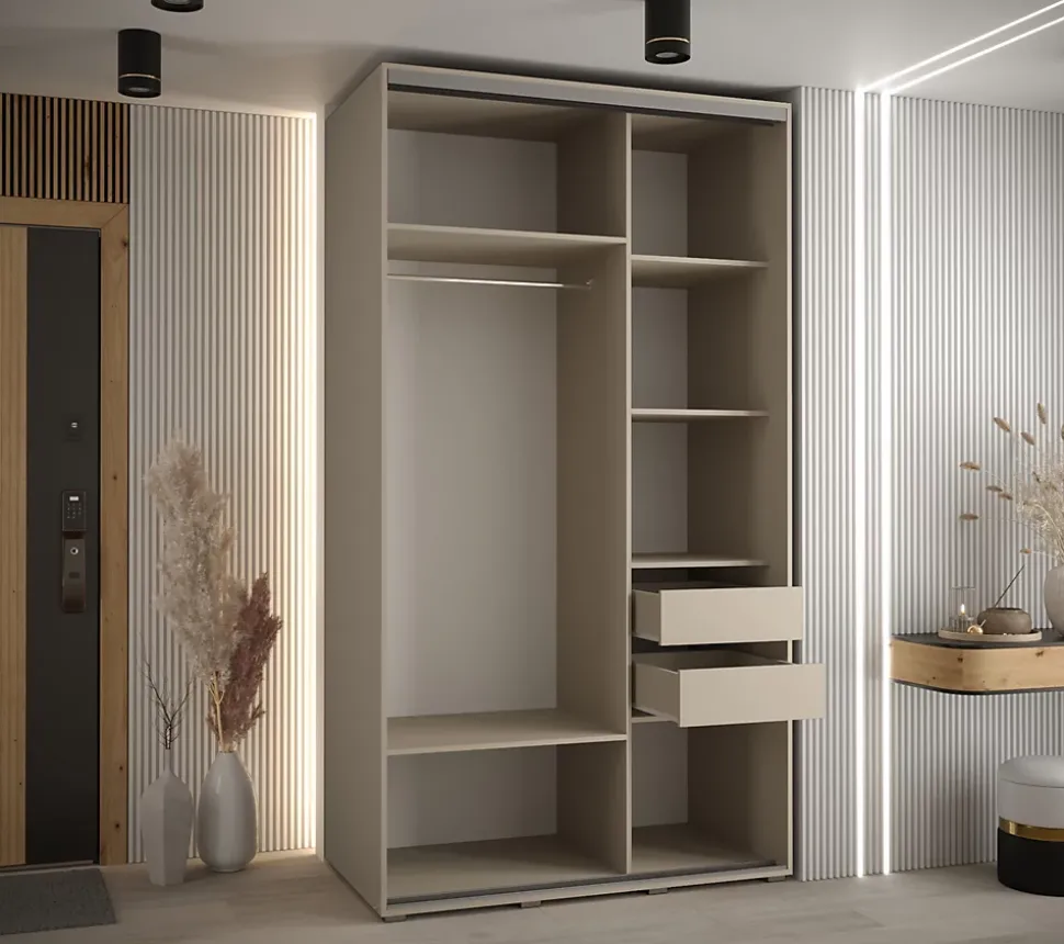 Armoire Dakota 1 a portes coulissantes 130/60/235,2 portes