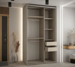 Armoire Dakota 1 a portes coulissantes 130/60/235,2 portes