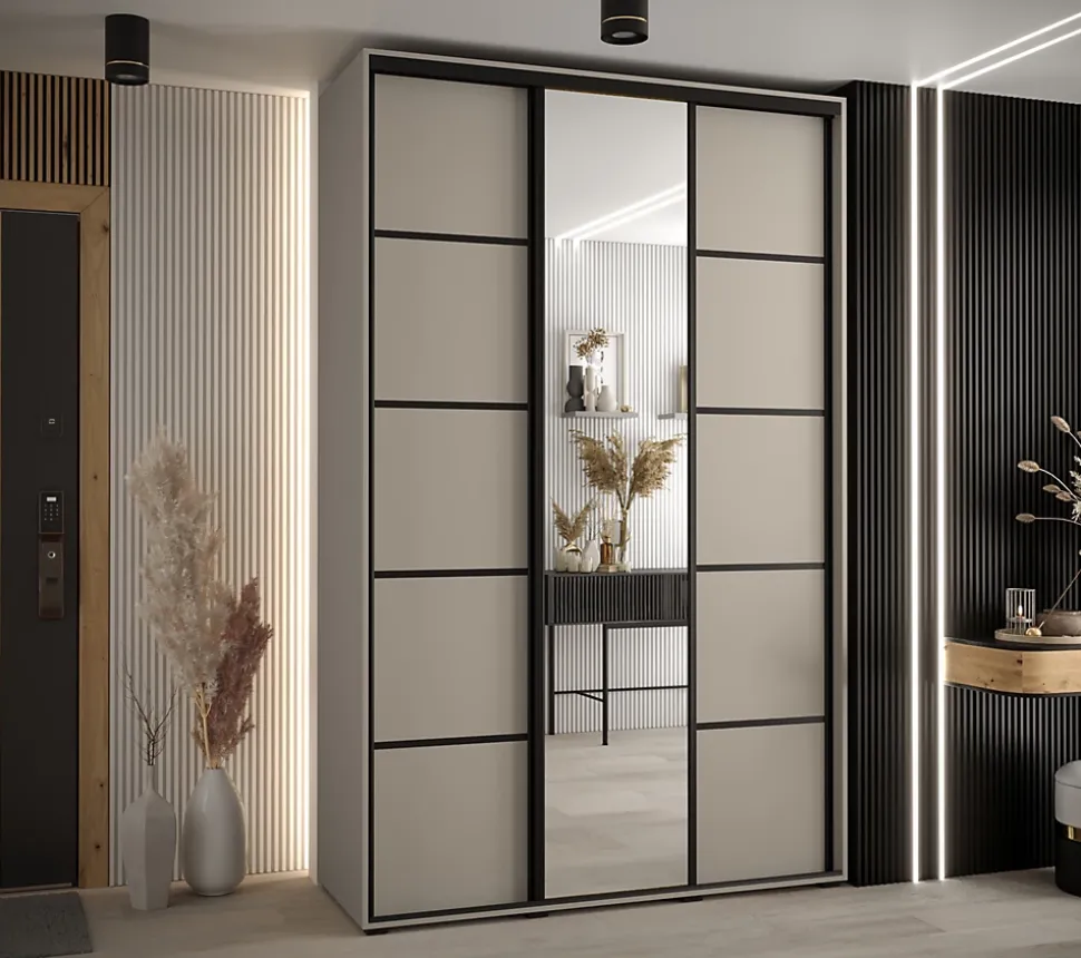 Armoire Dakota 5 a portes coulissantes 160/60/235,3 portes