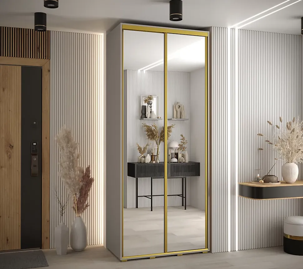 Armoire Dakota 2 a portes coulissantes 110/45/235,2 portes