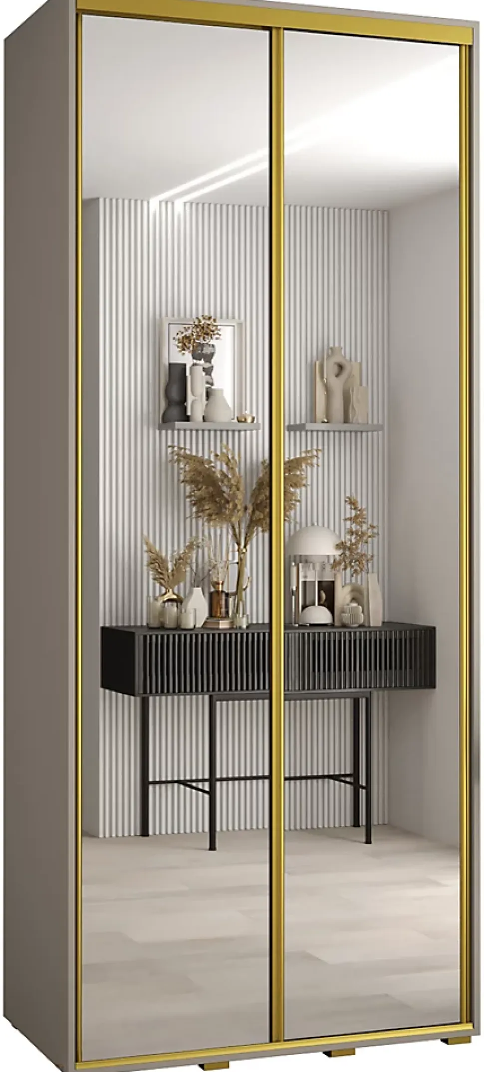 Armoire Dakota 2 a portes coulissantes 110/45/235,2 portes
