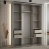 Armoire Dakota 3 a portes coulissantes 180/45/235,3 portes
