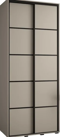Armoire Dakota 4 a portes coulissantes 120/60/235,2 portes