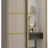 Armoire Dakota 5 a portes coulissantes 120/45/235,2 portes