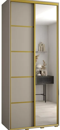Armoire Dakota 5 a portes coulissantes 120/45/235,2 portes