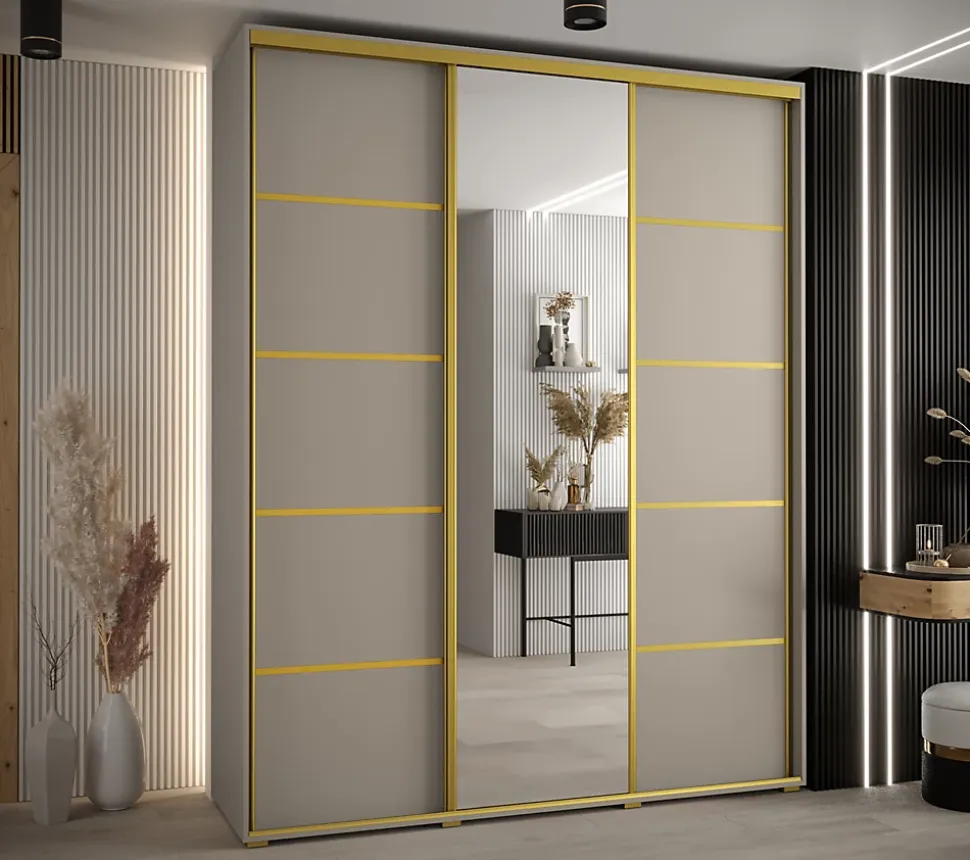 Armoire Dakota 5 a portes coulissantes 200/45/235,3 portes