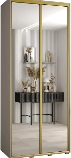 Armoire Dakota 2 a portes coulissantes 100/45/235,2 portes