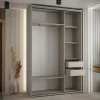 Armoire Dakota 3 a portes coulissantes 150/45/235,3 portes