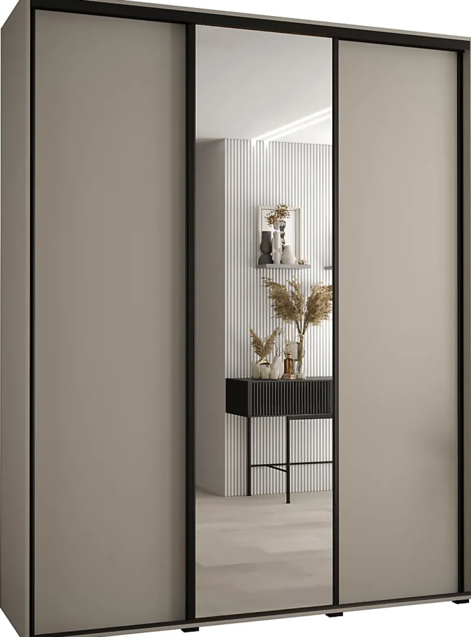 Armoire Dakota 3 a portes coulissantes 190/45/235,3 portes