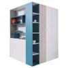 Armoire d'angle Camteso 113, Nombre d'étagères: 12, 190x135x135cm