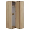 Armoire d'angle Etrmoni 110, Nombre d'étagères: 5, 197x103x85cm