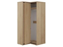 Armoire d'angle Etrmoni 110, Nombre d'étagères: 5, 197x103x85cm