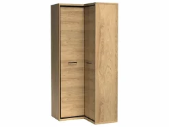 Armoire d'angle Etrmoni 110, Nombre d'étagères: 5, 197x103x85cm