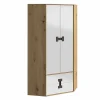 Armoire d'angle Florevi 114, Nombre d'étagères: 3, 191x88x88cm