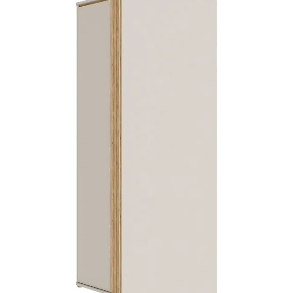 Armoire d'angle FORTE WEXS811-M820 sable chene 92,2x92,2x193,7 cm