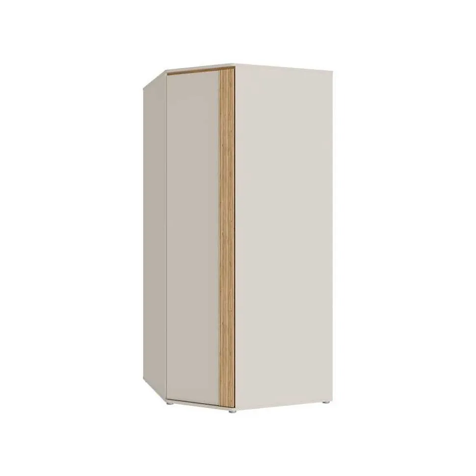 Armoire d'angle FORTE WEXS811-M820 sable chene 92,2x92,2x193,7 cm
