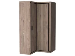 Armoire d'angle Lorelie 119, Nombre d'étagères: 5, 192x114x100cm