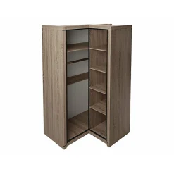 Armoire d'angle Lorelie 119, Nombre d'étagères: 5, 192x114x100cm