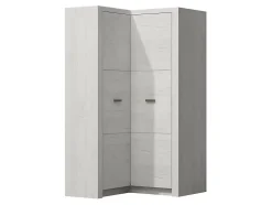 Armoire d'angle Serfeno 111, Nombre d'étagères: 5, 192x106x90cm