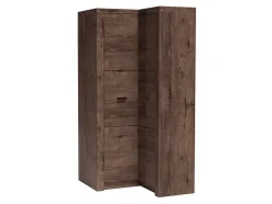 Armoire d'angle Serfeno 110, Nombre d'étagères: 5, 192x106x90cm