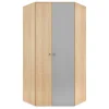 Armoire d'angle Tesmonu 101, Nombre d'étagères: 5, 190x90x90cm