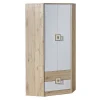 Armoire d'angle Tolfere 102, Nombre d'étagères: 3, 190x87x87cm