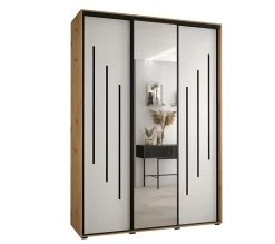 Armoire Davos 9 a portes coulissantes H. 235,2 x L. 170 x P. 60 3 portes