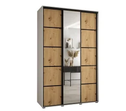 Armoire Davos 5 a portes coulissantes H. 235,2 x L. 150 x P. 60 3 portes