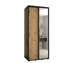 Armoire Davos 3 a portes coulissantes H. 235,2 x L. 120 x P. 60 2 portes