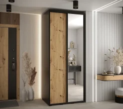 Armoire Davos 3 a portes coulissantes H. 235,2 x L. 120 x P. 60 2 portes