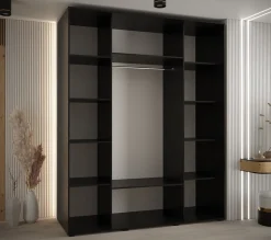Armoire Davos 13 a portes coulissantes H. 235,2 x L. 190 x P. 60 3 portes