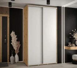 Armoire Davos 1 a portes coulissantes H. 235,2 x L. 140 x P. 45 2 portes