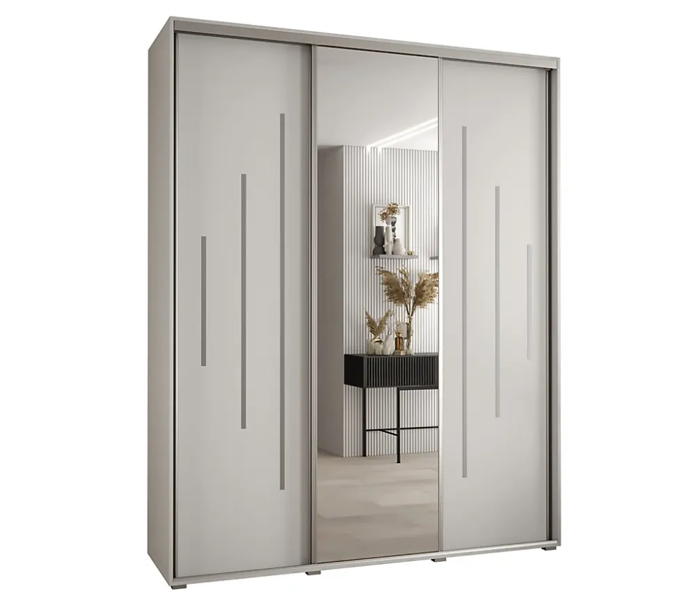 Armoire Davos 13 a portes coulissantes H. 235,2 x L. 190 x P. 45 3 portes