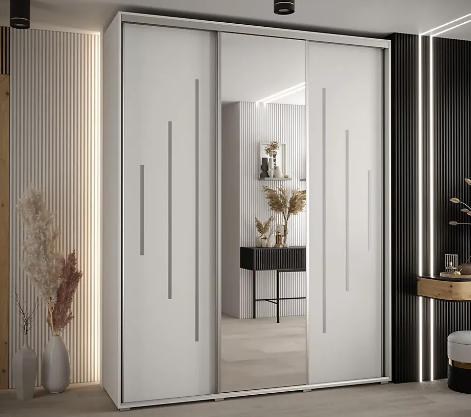 Armoire Davos 13 a portes coulissantes H. 235,2 x L. 190 x P. 45 3 portes