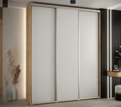 Armoire Davos 4 a portes coulissantes H. 235,2 x L. 190 x P. 60 3 portes