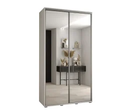 Armoire Davos 2 a portes coulissantes H. 235,2 x L. 130 x P. 45 2 portes