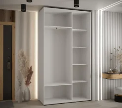 Armoire Davos 2 a portes coulissantes H. 235,2 x L. 130 x P. 45 2 portes