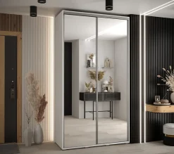 Armoire Davos 2 a portes coulissantes H. 235,2 x L. 130 x P. 45 2 portes