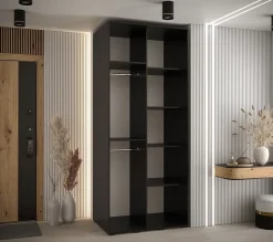 Armoire Davos 7 a portes coulissantes H. 235,2 x L. 140 x P. 60 2 portes